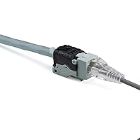 Vista 5 de TRUE CABLE Conector Keystone sin herramientas Cat6A, sin blindaje (UTP), PoE++ (4PPoE) 100W, certificación UL, verificado ETL, certificado ANSI/TIA