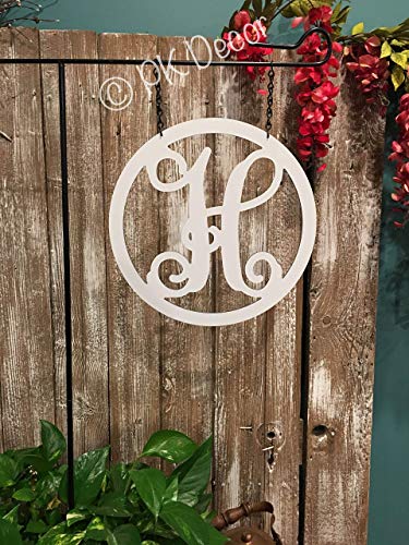 Pk Décor Initial Garden Flag For Outside, Initial Gifts For Women, 12 Inch, Letter Monogram Initial Yard Sign, Gift For Her, Last Minute Gift Idea #TOP5