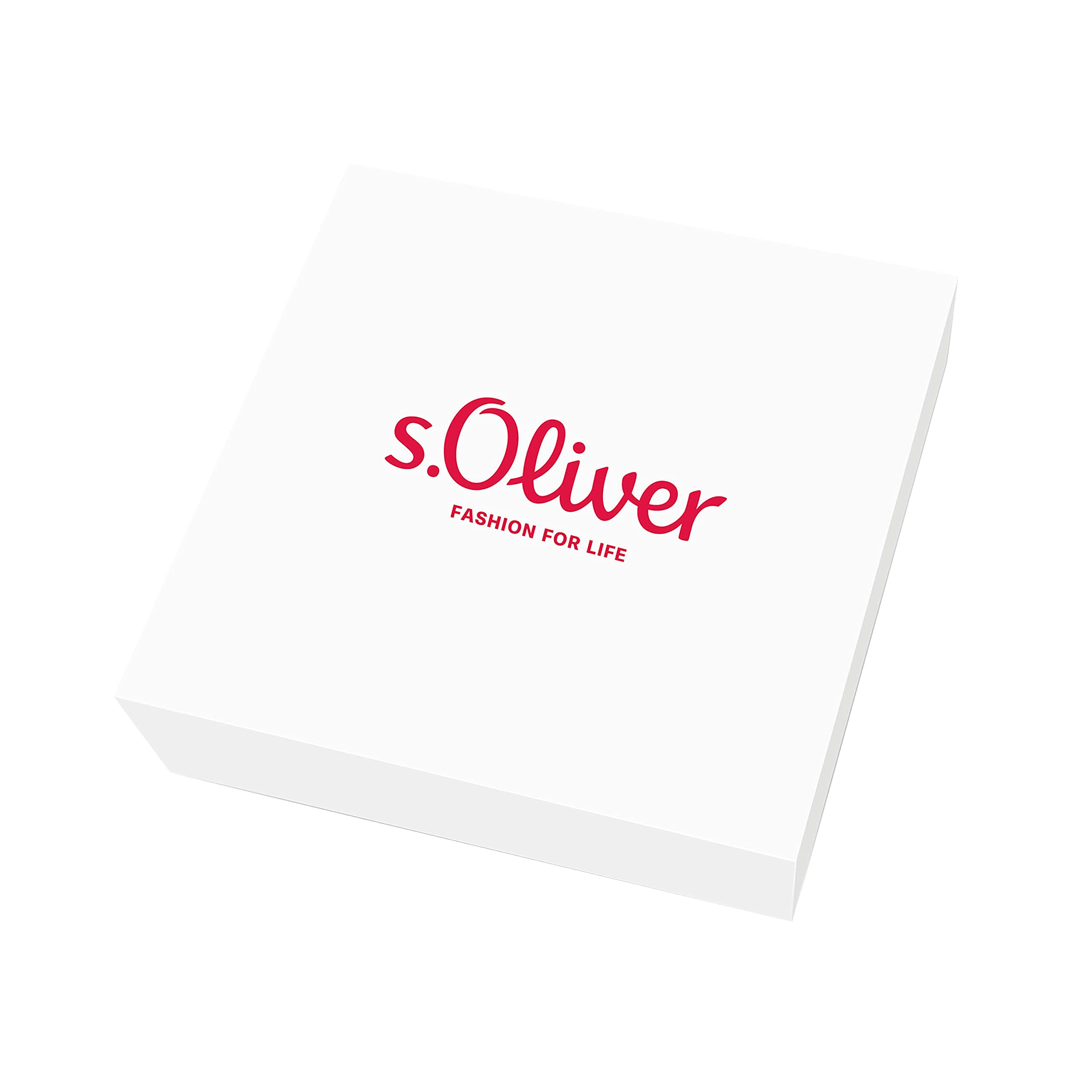 s.Oliver Ohrringe 925 Sterling Silber/Edelstahl Damen, Ohrschmuck, Kommt in Schmuck Geschenk Box