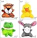 YeoNational&Toys Püschtier Kuscheltier 32 Stück kleine Tiere Schlüsselanhänger Kinderparty Spielzeug Set Geschenk für Jungen Mädchen Kinder Baby
