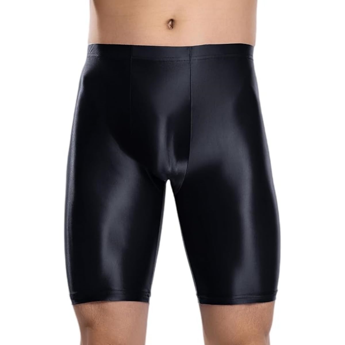 Leggings deportivos de cintura alta para hombres calzones elásticos sin costuras 7