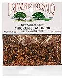 River Road New Orleans Style Chicken Seasoning, 1 Ounce Bag (Salt-Free, No MSG Blend - Seasons 2 Pounds of Bone-In Chicken)