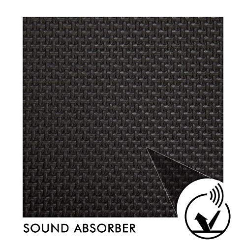 EASY HOME Interlocking Gym Mats, 60x60cm, 12mm, Black, Pack of 8 - Image 8