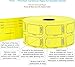 Tacticai 1000 Raffle Tickets, Blank, Yellow (1 of 8 Colors), Double Roll for Events, Entry, Class Reward, Fundraiser & Prizes