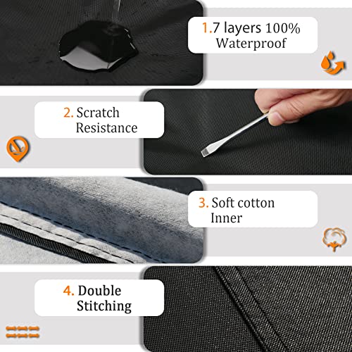 Image of GUNHYI 7 Layer SUV Car Cover Custom Fit BMW X5 (2007-2025) Waterproof All Weather, Heavy Duty Outdoor Snow Sun Rain Uv Protection (Ships from US Warehouse, Delivery 3-8 Days)