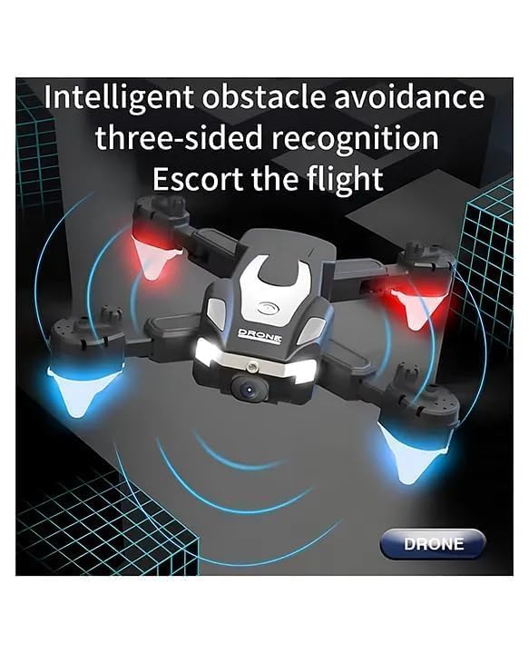 Image of J2 Drone with HD Dual Camera | Foldable Quadcopter with Altitude Hold | One-Key Takeoff & Landing | Multiple Flight Modes | Remote Control Drone for Kids & Beginners