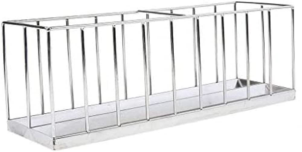 Cuenco Rectangular de Acero Inoxidable para Alimentos, Cuenco para Agua, Cuenco para Beber para Tortuga mascota-40CM