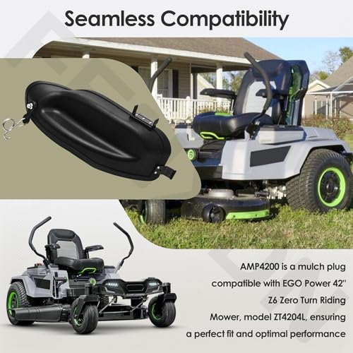Image of AMP4200 Mower Mulch Plug Compatible with EGO Power 42 inch Z6 T6 Zero Turn Riding Mower ZT4204L, TR4200 and TR4204