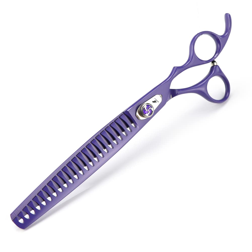 8.0 Pollici Pet Grooming Hair Adding Forbici Forbici, Desabbidamento E Grooming Forbici con Lame Dentate in Acciaio Inossidabile, per Cani Gatti,M