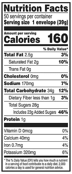 Milk Chocolate Hot Cocoa Mix Packets, 50 ct. (1 pack)