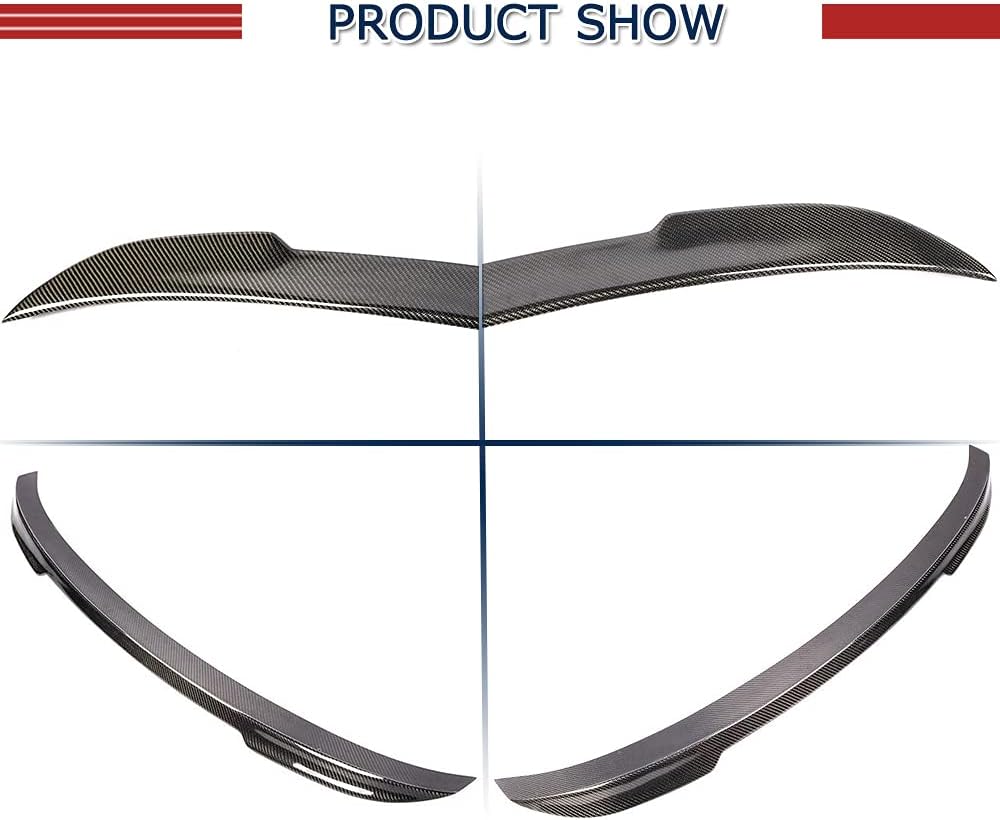 Carbon Fiber F87 Rear Spoiler Fits for BMW 2 Series F22 F87 M2 220i 228i 230i 235i M2 M235i M240i 2014-2020 Rear Boot Lip Trunk Spoiler Wing Rear Spoiler Wing Body Kits Factory Outlet