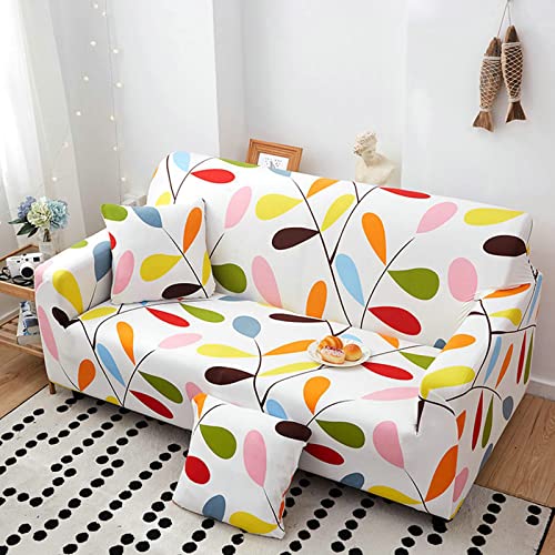 Funda de sofa para salon familiar KnSam protector elástico lavable multicolor 4