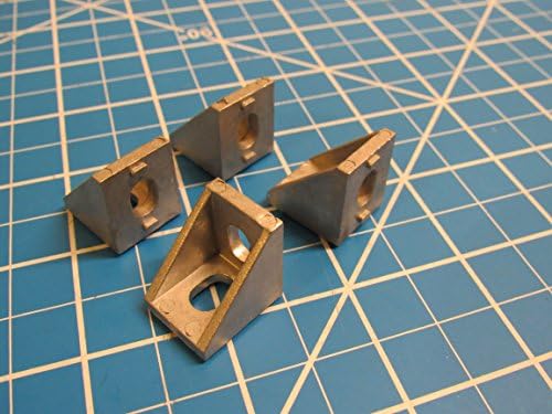 100pcs 2020 Corner Bracket Aluminum Size 20x20x17mm for T Slot Aluminum Extrusion CNC 3D Printer