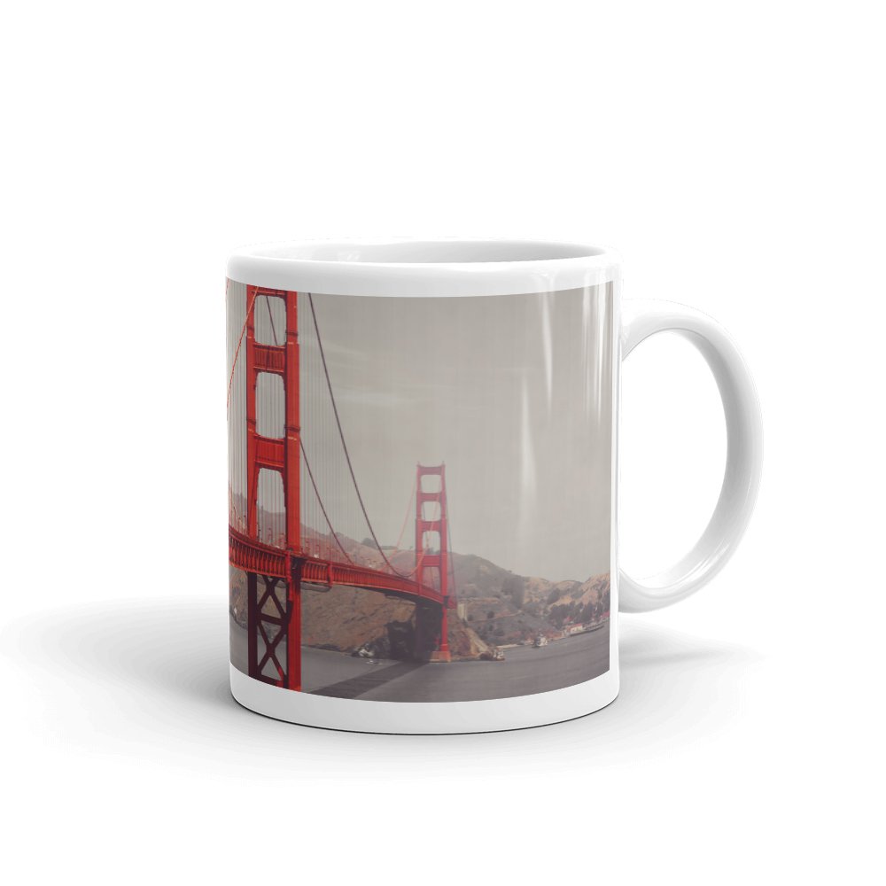 Golden Gate Bridge Mug - Travel Gift USA America San Francisco Attraction #8206