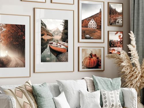 artpin Lot de posters modernes - Images décoratives pour salon et chambre à coucher - Sans cadre (W23, 4 x A4 et 2 x A5) – vue 2