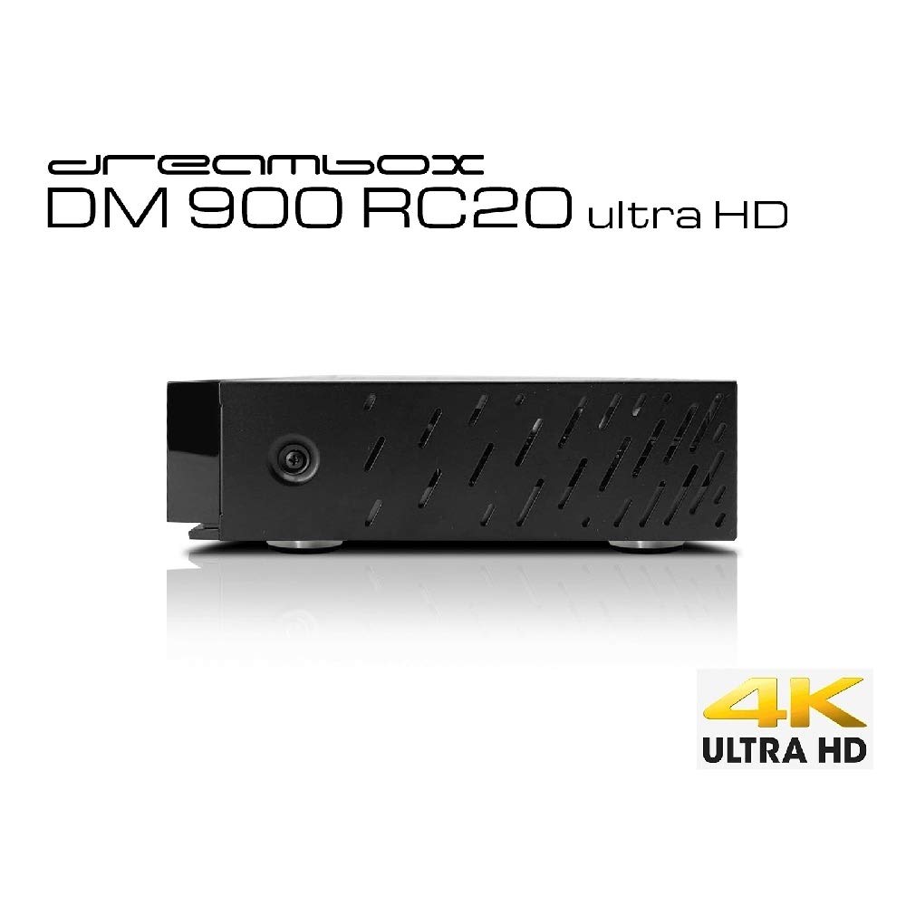 Dreambox DM900 RC20 UHD 4K 2x DVB-S2X / 1x DVB-C/T2 Triple MS Tuner E2 Linux PVR ready Receiver