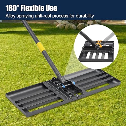 Rastrillo Nivelador para Césped Heavy Duty 72" Mango Ajustable miniatura 5
