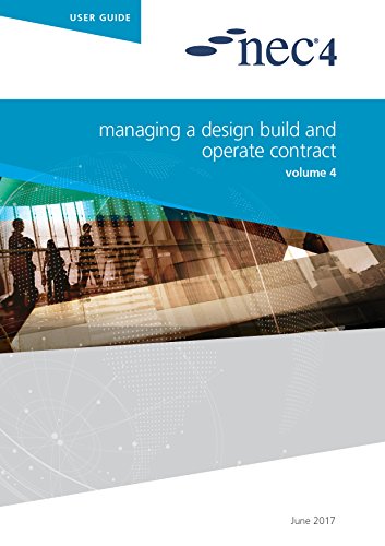 Cover of Nec4: Managing a Design Build and Operate Contract