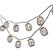 Gerson/Yantian 2341120 Bamboo Barrel Lantern String Patio Light Set