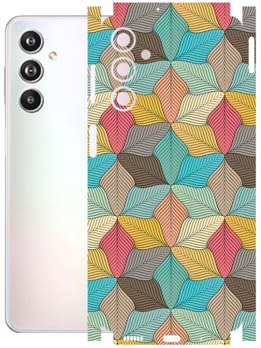 Image of AtOdds - Full Body Back Screen Guard Protector Film - Lamination Wrap Skin Sticker Compatible with Samsung Galaxy F54 (5G) | Scratchproof Matte Finish (Autumn)