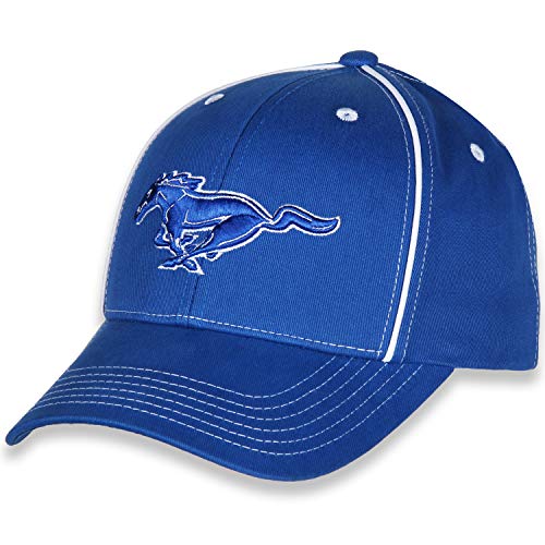 Gorra Azul con Logo Ford Mustang Checkered Flag Sports miniatura 1