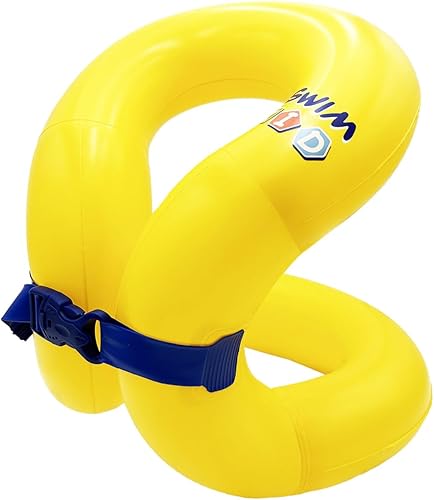 Chaleco de natación para niños pequeños de 3-65-12 años, 30-5050-90 libras, flotadores inflables portátiles para piscina con hebilla de seguridad