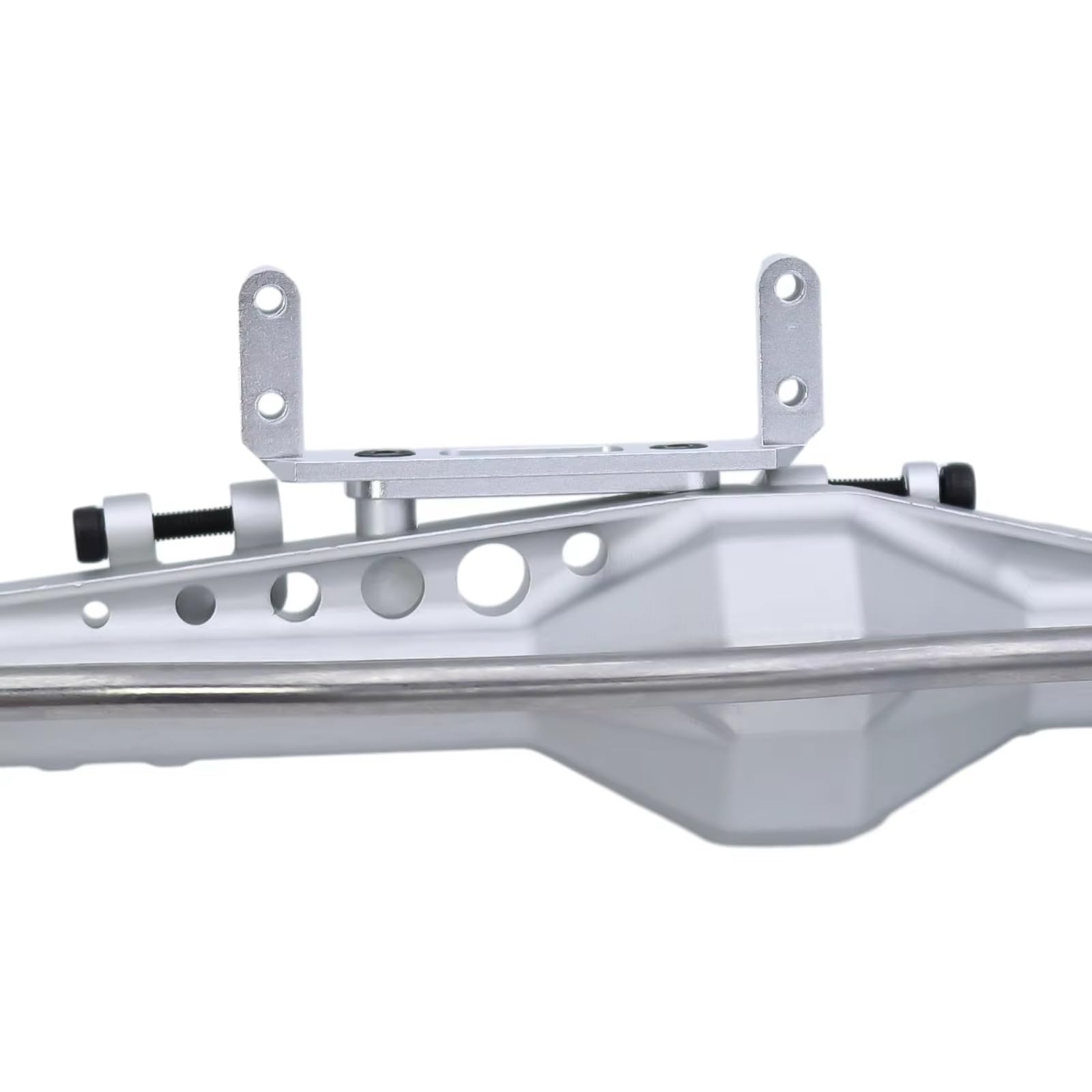 RC Car Accessories for Axial for Capra for UTB 10 for Vanquish F9 for SCX10 III 1/10 Portal Axle Aluminum Alloy Servo Mount RC Crawler Upgrades(Silver)