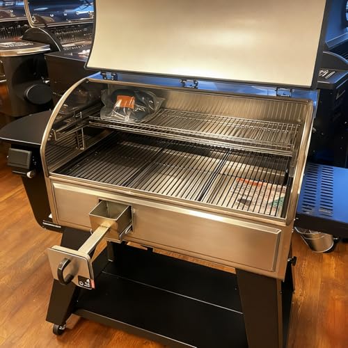 Image of Grill Drip Pan Heat Baffle and 5-Pack Drip Tray Liner Replacement Parts for Camp Chef 36 Series Pellet Grills, Drip Tray & Liners Kits for SmokePro LUX 36, Woodwind WiFi 36 and Traeger 34 Series Grill