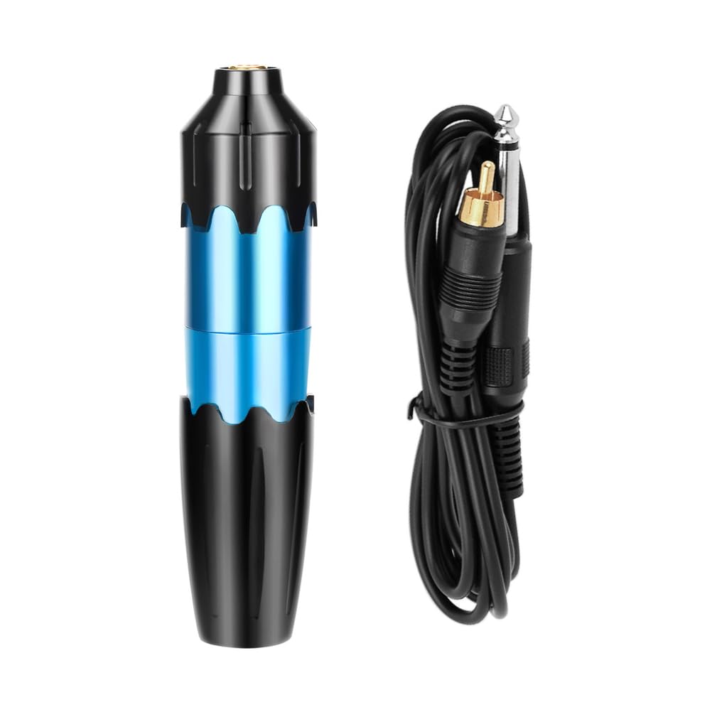 Penna rotativa per tatuaggi RCA - Macchina per tatuaggi professionale con corsa da 3,5 mm, motore da 6800 giri/min e corpo in lega di alluminio