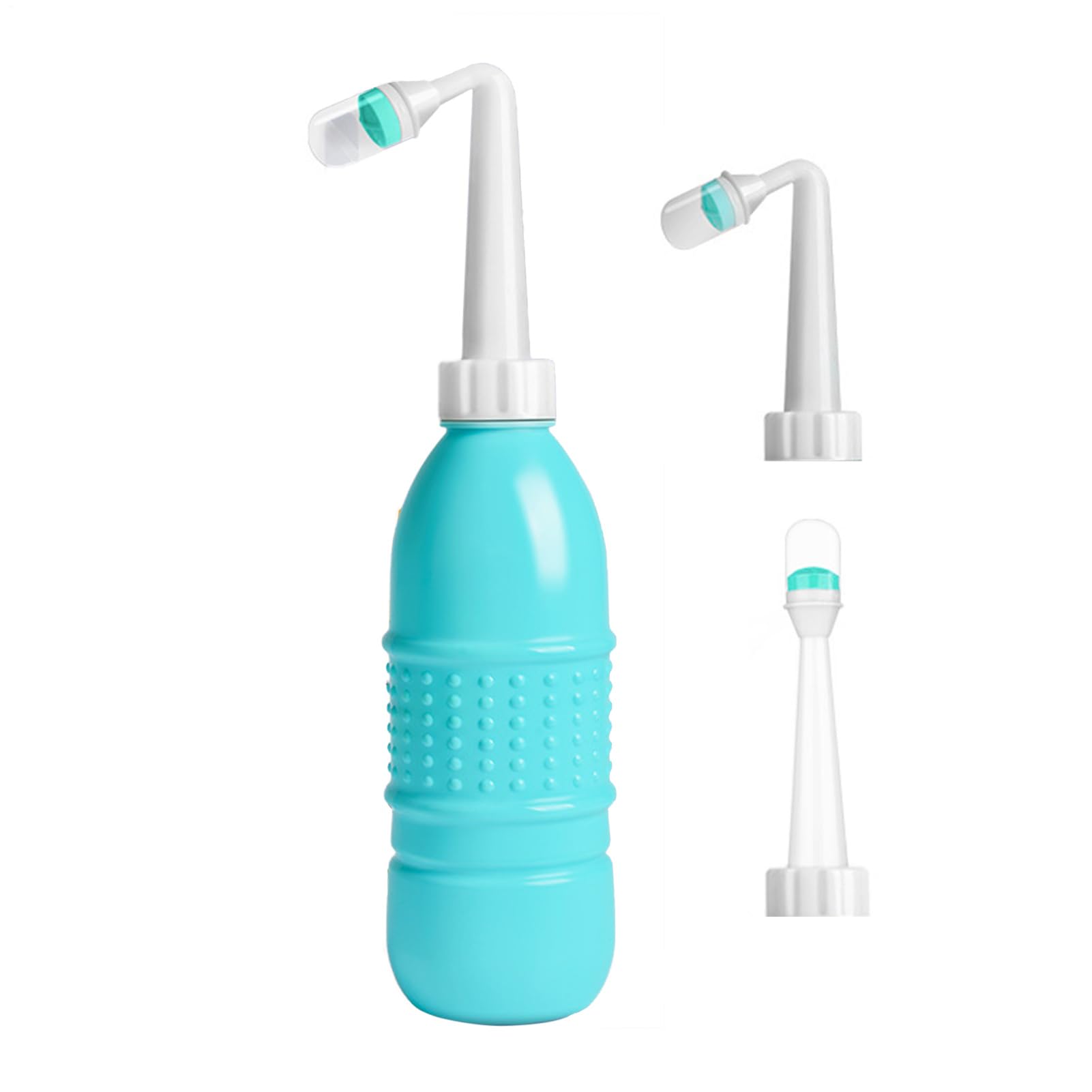 Feminine Hygiene Douche - Reusable Anal and Vaginal Cleaning Bottle Ergonomic Female Syringe System Travel-Friendly Liquid Pump for