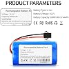 Replacement Battery Compatible with Ionvac SmartClean 2000 Robovac 7687 7688, Ionvac SmartClean V4 7997 Robot Vacuum Cleaner CMICR18650F8M7-4S1P H18650CH-4S1P SUN-INTE-172 SUN-INTE-273 14.4V 2600mAh