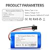 H18650CH-4S1P Battery Replacement for Honiture G20, Honiture G20 Pro, Deenkee 600 DK600 MAX DK700,Ionvac SmartClean robo Vac V4 2000, Goovi D382 D380 F007C,iMartine D900C C800,Ultenic D5 Robot Vacuum
