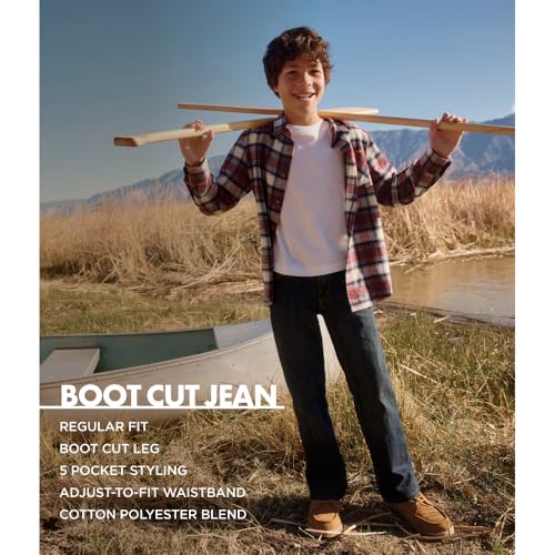 Wrangler Boys' Boot Cut Jean (Waldon)4