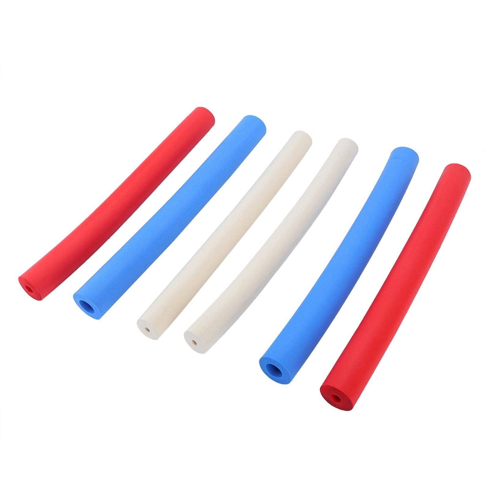 Wąż piankowy, 6 sztuk, pogrubienie uchwytu, na przybory, sztućce, antypoślizgowy uchwyt z pianki, do długopisów, ołówków, golarek, osób niepełnosprawnych, osób starszych