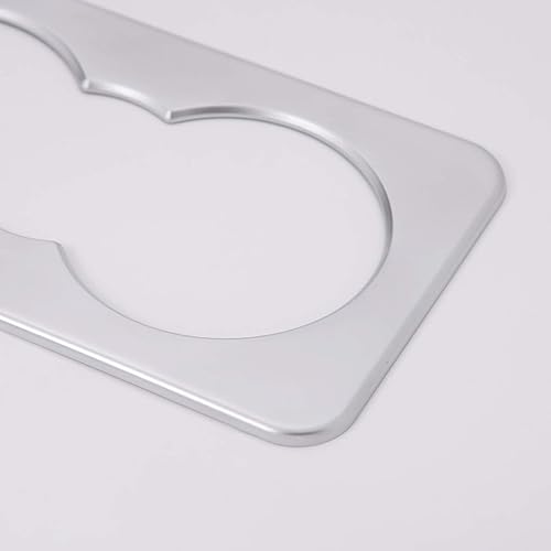 Miniatura 8 de YIWANG ABS cromado asiento trasero de la fila del coche titular de la taza del agua cubierta del marco etiqueta engomada para Jaguar XE F-Pace XF