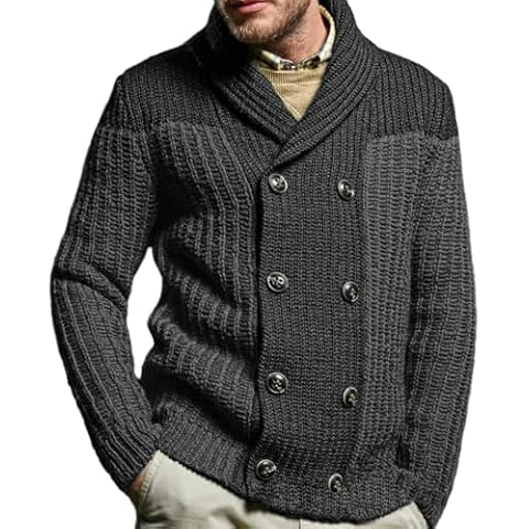Cardigan VYLYNL homme col châle Cover