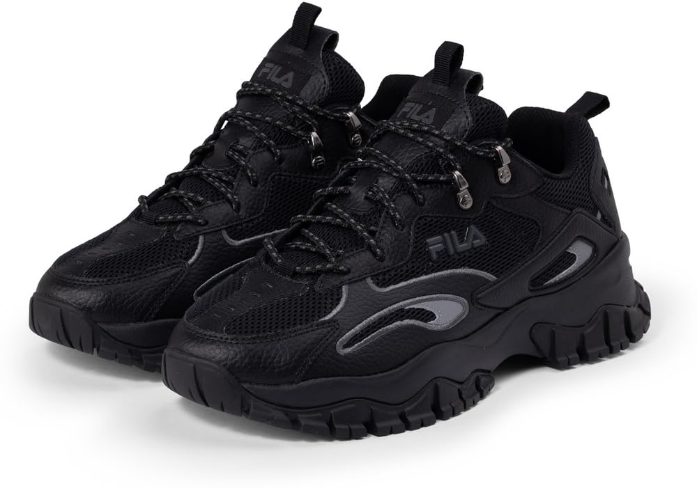 FILA Men's Ray Tracer Tr2 Trainers, Black, 8 UK