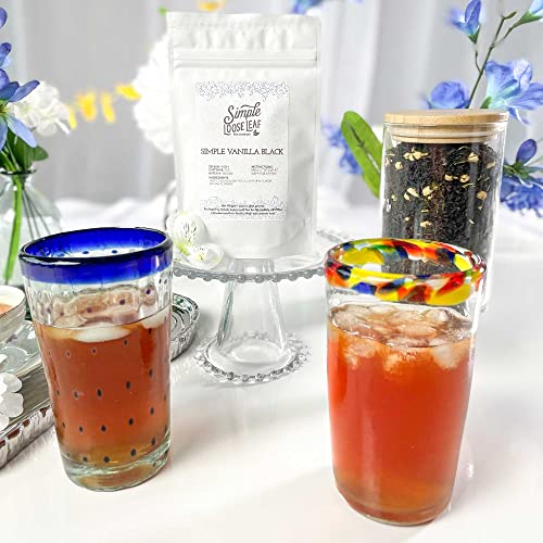 Simple Loose Leaf - Simple Vanilla Black Tea - Premium Loose Leaf Black Tea - High Caffeine - Sweet And Bold - Usa Hand Packaged (4 Ounce) #TOP4