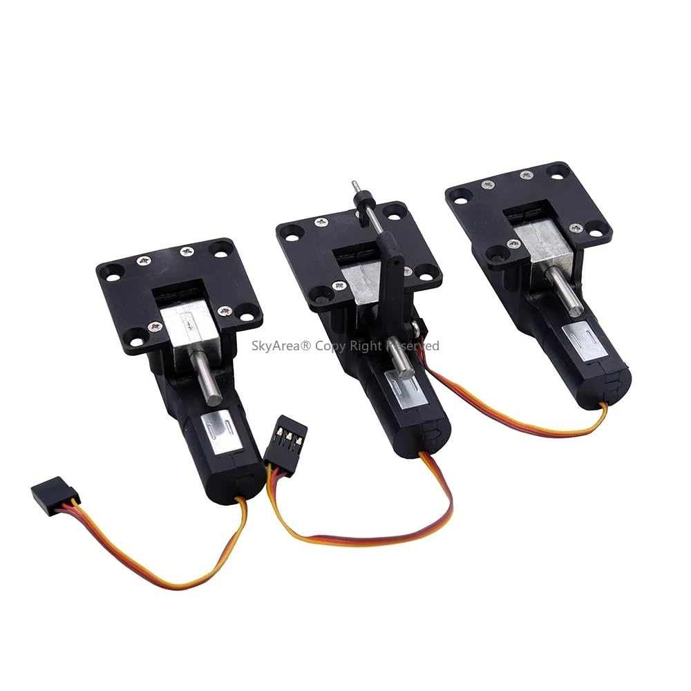 3,5 KG 40g nariz principal Servoless tren de aterrizaje retráctil eléctrico dirección JR enchufe for RC avión de ala fija piezas de bricolaje(2 Main 1 Nose)