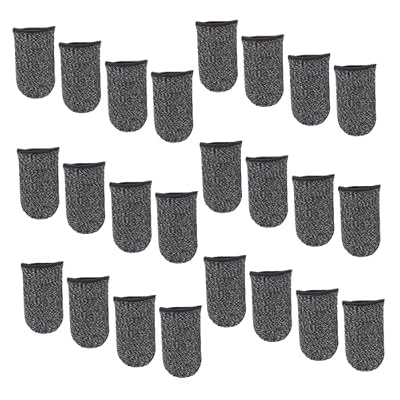 MOBUTOFU Mobile Gaming Finger Sleeves Finger Covers for 50pcs Lightweight Cotton Blend Anti-Sweat Breathable for Enhanced Gaming Controller Usage Phone Touchscreen Devices