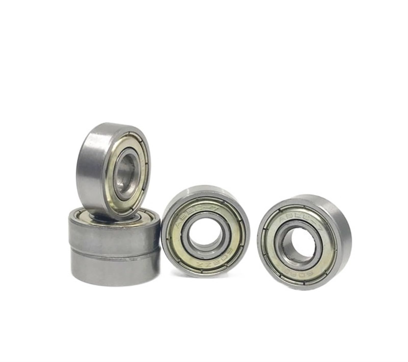 VSPPJYFG Bimetal Seal Shield Micro deep Groove Bearing 10PCS 608ZZ 8x22x7mm Deep Groove Miniature Bearings 3D Printers Bearings(625ZZ 5x16x5mm)