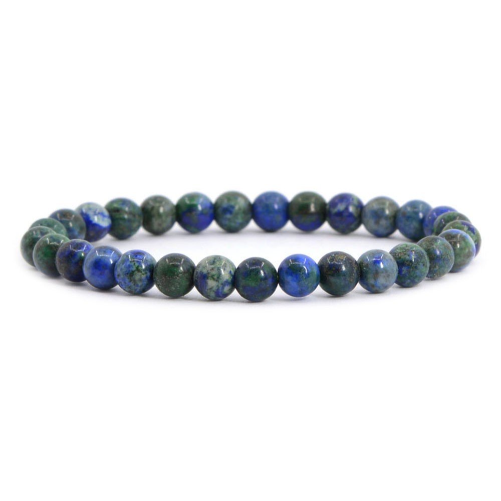 Justinstones Gem Semi Precious Gemstone 6mm Round Beads Stretch Bracelet 6.5 Inch Unisex