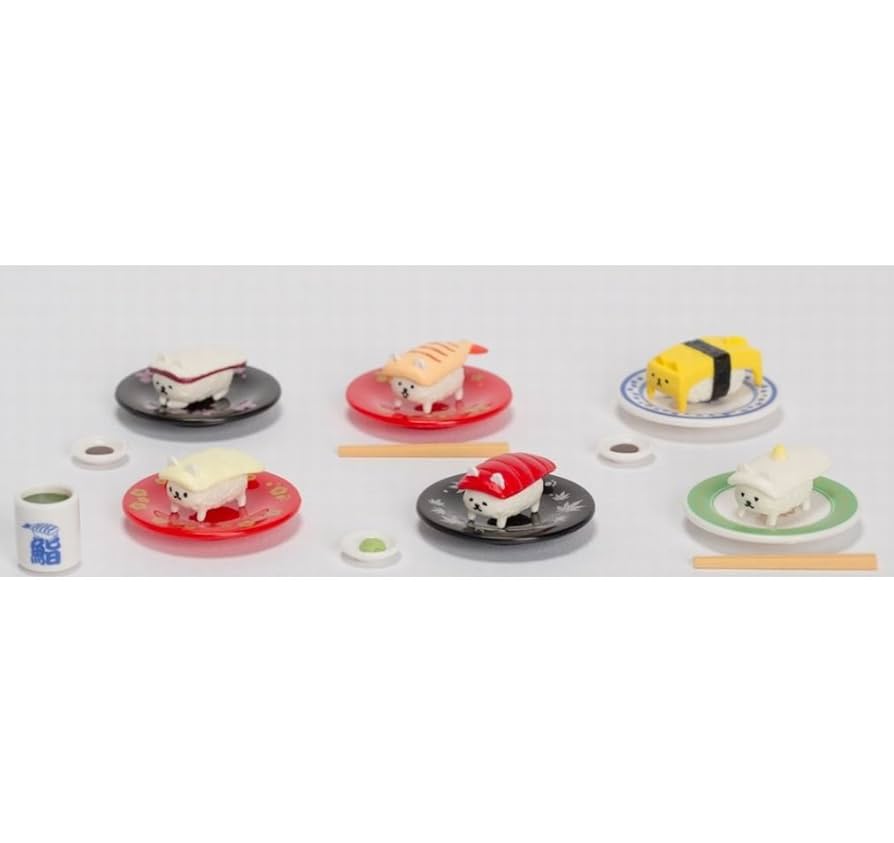 Amazon | おすし☆にゃん カプセルコレクション全6種セット