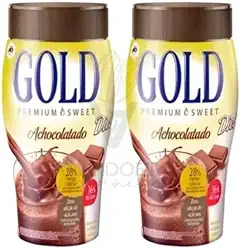 Achocolatado Em Pó Diet Gold Pote 200g (2 Unidades)