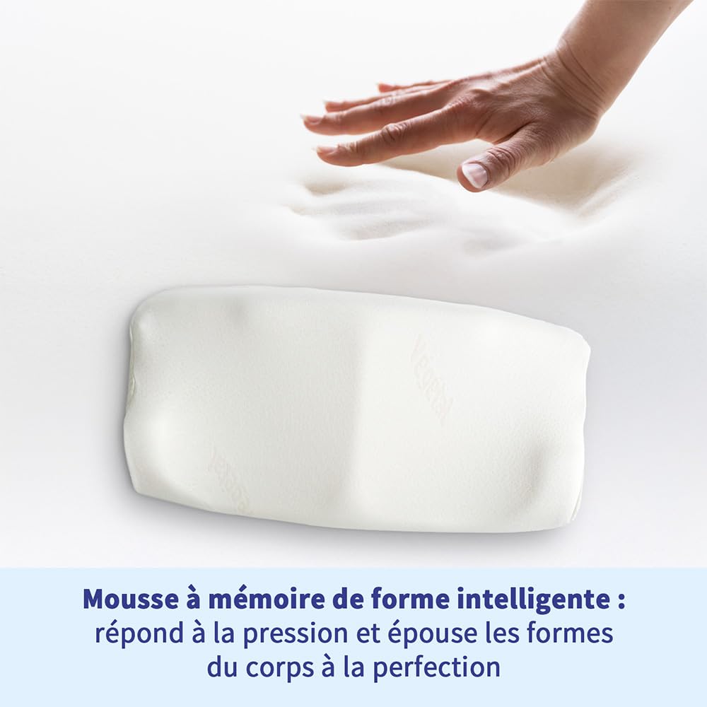 Oreiller anti-ronflements PosiForm – empêche de dormir sur le dos (SomniShop-Set)