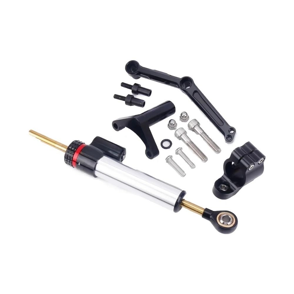 X Psblty Set 1 Stabilizer Level Damping Motorcycle Steering Damper Stabilizer Bracket Full För För Monster 1200S 2014-2021 Motorbike Accessories(Set 1)