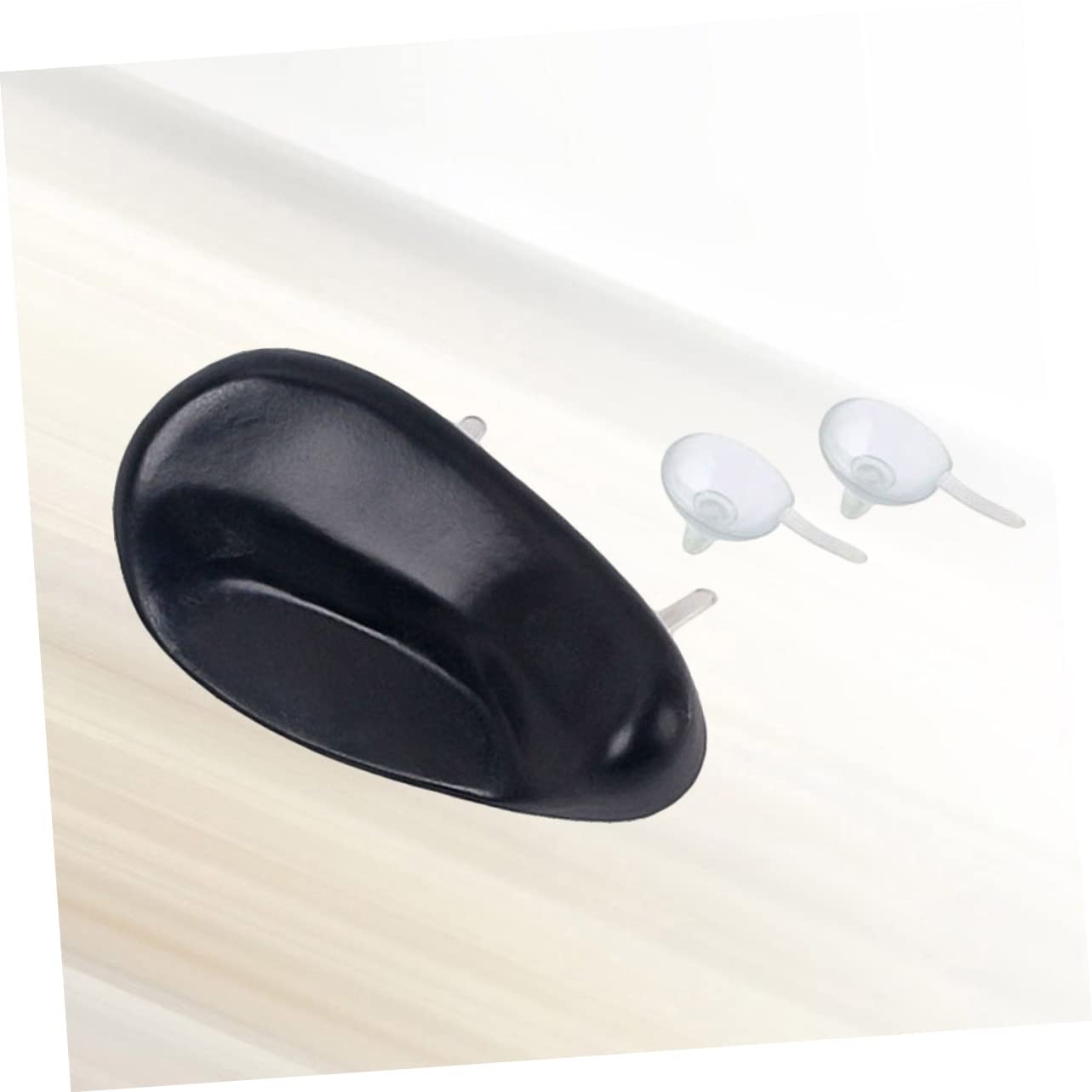 SUPVOX 3piezas Soporte Para Violín Absorbente De Sudor Con Ventosas Fijas Cojín De Tpu Negro Ligero y Duradero Diseño Ergonómico Para Comodidad Tocar Protege La Superficie Del