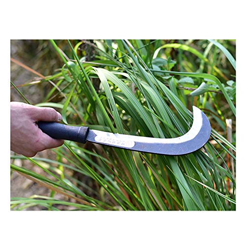 Z-fiber Japanischer Unkraut Sichel Kunststoffgriff mit Manganstahlklinge,M