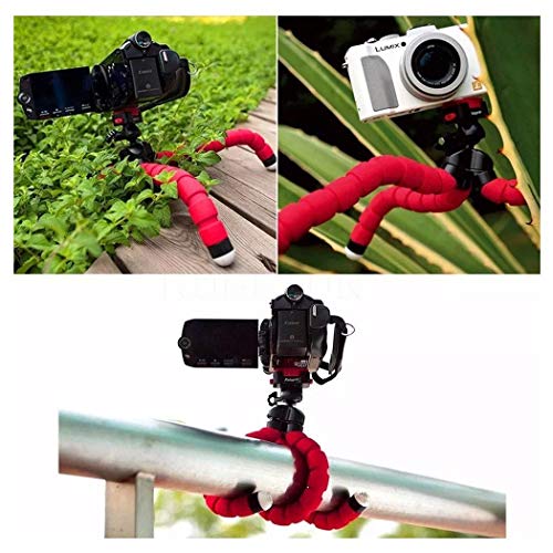 Mini Tripé Flexível Ajustável com Suporte para Celulares