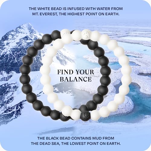 Lokai Beaded Bracelets for Women & Men - Silicone Stretch Bead Bracelet Jewelry3